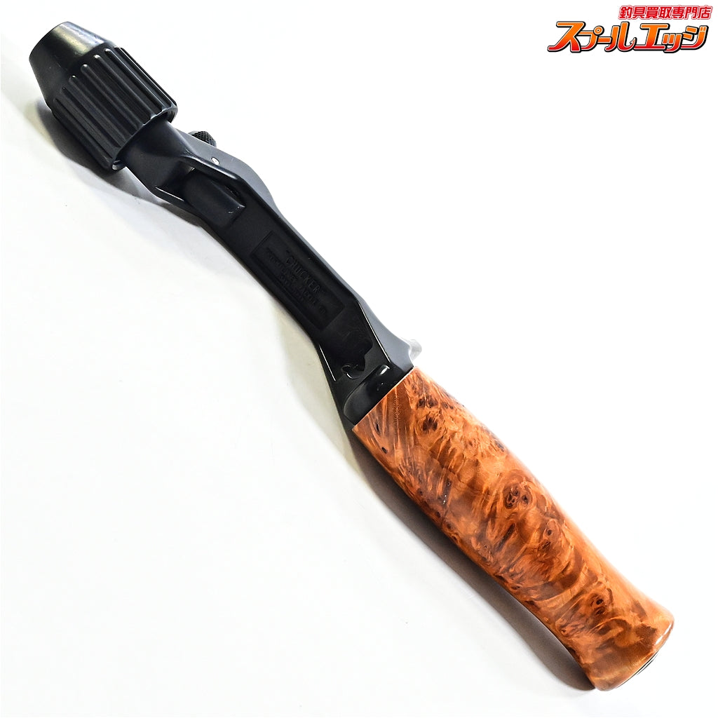 【ブライトリバー】 チャッカーグリップ ウッド ストレートシングルハンドル BRIGHT-LIVER CHUCKER バス ベイトロッド トップ K_060
