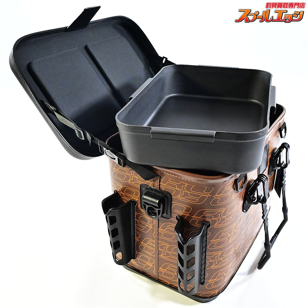 【ロデオクラフト】 RCカーボンタックルバッグ EHBR-40RC ブラウン/イエローロゴ 2025年モデル Rodeo-Craft K_160