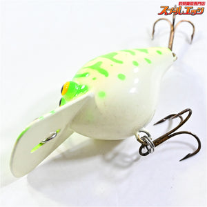 【バルサ50】 オリジナル ディープ グリーンコーチ 西岡サイン入り 非純正フック装着 BALSA Deep 淡水用ルアー K_060