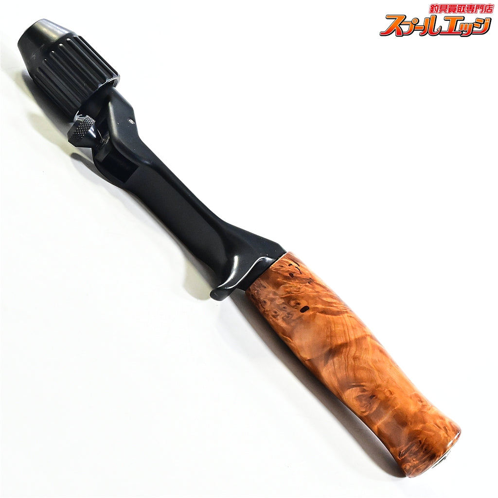 【ブライトリバー】 チャッカーグリップ ウッド ストレートシングルハンドル BRIGHT-LIVER CHUCKER バス ベイトロッド トップ K_060