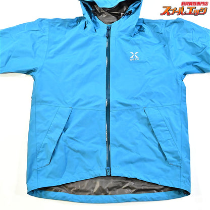 【シマノ】 XEFO ゴアテックス ベーシックスーツ RA-217P サイズアジアL ダークシアン セットアップ SHIMANO GORE-TEX BASIC SUIT K_060