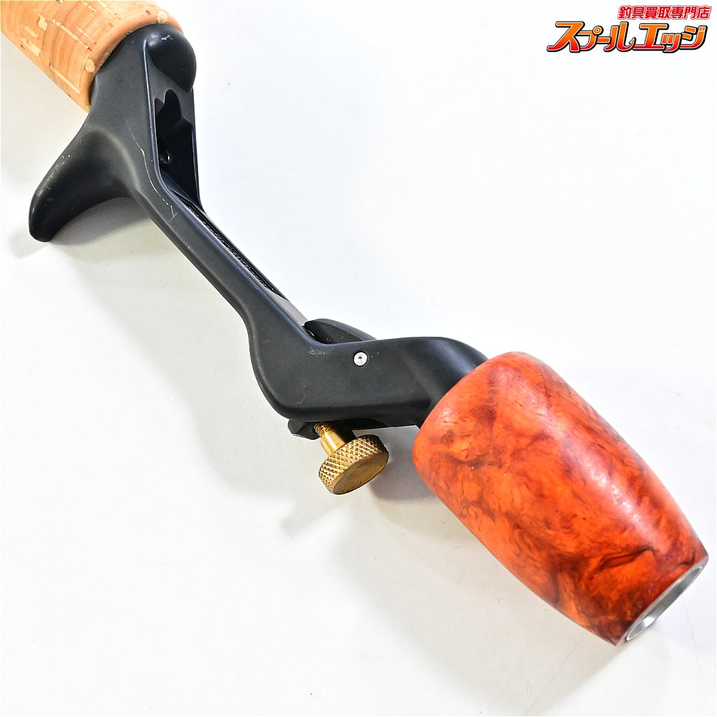 【ブライトリバー】 チャッカーグリップ ウッド/コルク ストレートシングルハンドル BRIGHT-LIVER CHUCKER バス ベイトロッド トップ K_060