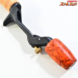 【ブライトリバー】 チャッカーグリップ ウッド/コルク ストレートシングルハンドル BRIGHT-LIVER CHUCKER バス ベイトロッド トップ K_060