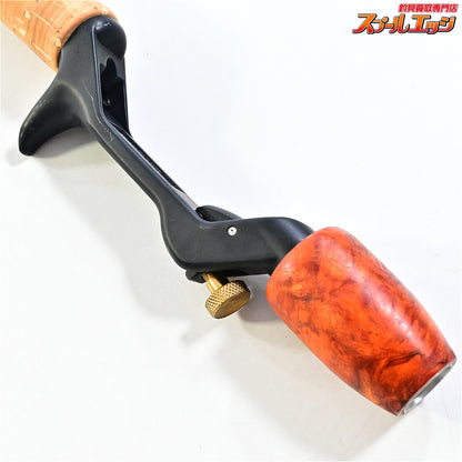 【ブライトリバー】 チャッカーグリップ ウッド/コルク ストレートシングルハンドル BRIGHT-LIVER CHUCKER バス ベイトロッド トップ K_060
