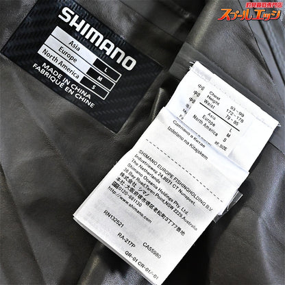 【シマノ】 XEFO ゴアテックス ベーシックスーツ RA-217P サイズアジアL ダークシアン セットアップ SHIMANO GORE-TEX BASIC SUIT K_060