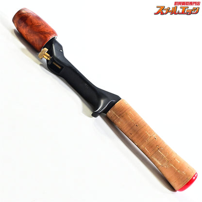 【ブライトリバー】 チャッカーグリップ ウッド/コルク ストレートシングルハンドル BRIGHT-LIVER CHUCKER バス ベイトロッド トップ K_060