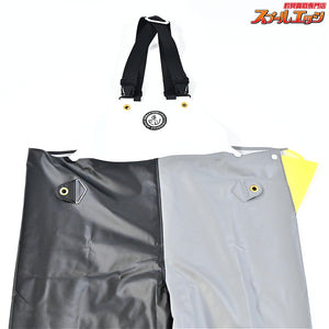 【アーバンリサーチxフィッシャーマン】 サロペットパンツ サイズ3L ブラック&グレー URBAN RESEARCHxFISHERMAN K_100
