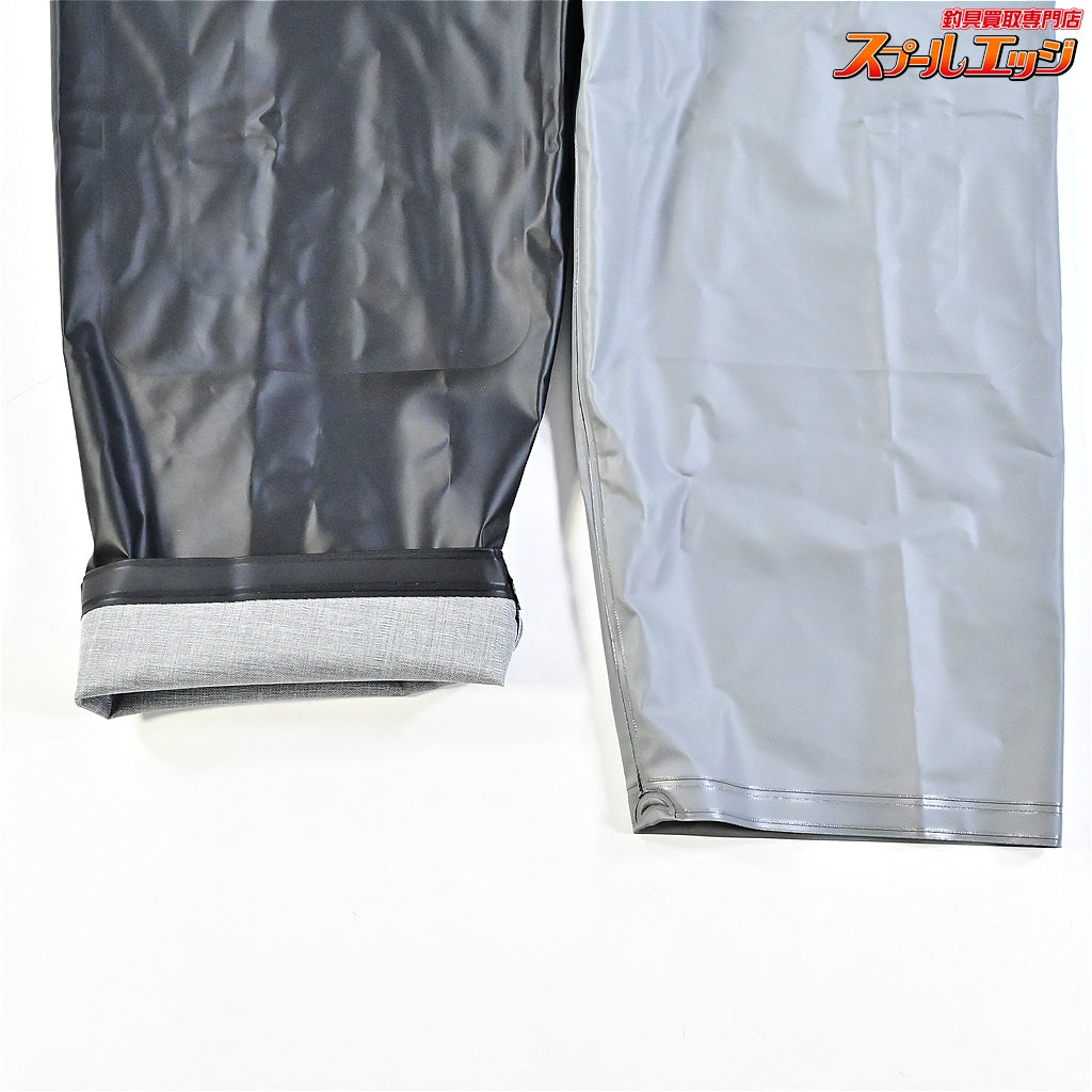 【アーバンリサーチxフィッシャーマン】 サロペットパンツ サイズ3L ブラック&グレー URBAN RESEARCHxFISHERMAN K_100