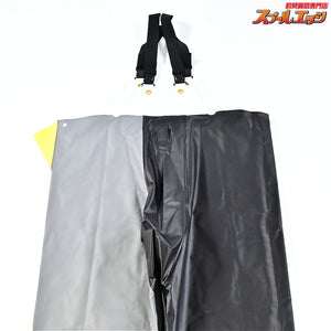 【アーバンリサーチxフィッシャーマン】 サロペットパンツ サイズ3L ブラック&グレー URBAN RESEARCHxFISHERMAN K_100