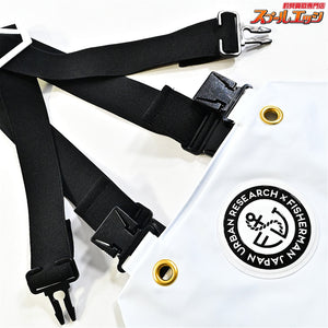 【アーバンリサーチxフィッシャーマン】 サロペットパンツ サイズ3L ブラック&グレー URBAN RESEARCHxFISHERMAN K_100