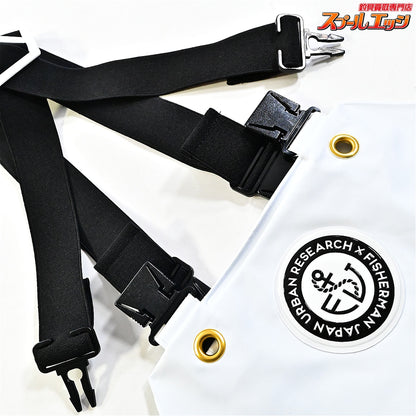 【アーバンリサーチxフィッシャーマン】 サロペットパンツ サイズ3L ブラック&グレー URBAN RESEARCHxFISHERMAN K_100