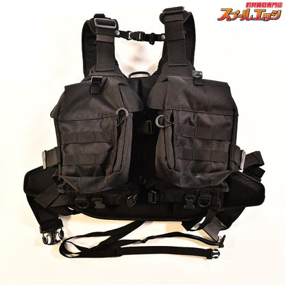 【ジャッカル】 バーサタイルゲームベスト ブラック JACKALL VERSATILE GAME VEST K_060
