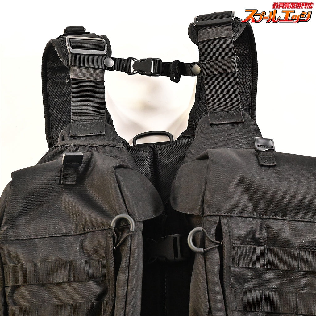 【ジャッカル】 バーサタイルゲームベスト ブラック JACKALL VERSATILE GAME VEST K_060
