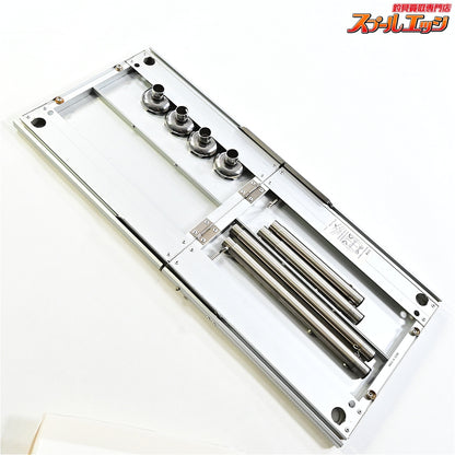 【メーカー不明】 アルミヘラ台 ミニサイズ ミニ釣台 MINI-TSURIDAI K_124