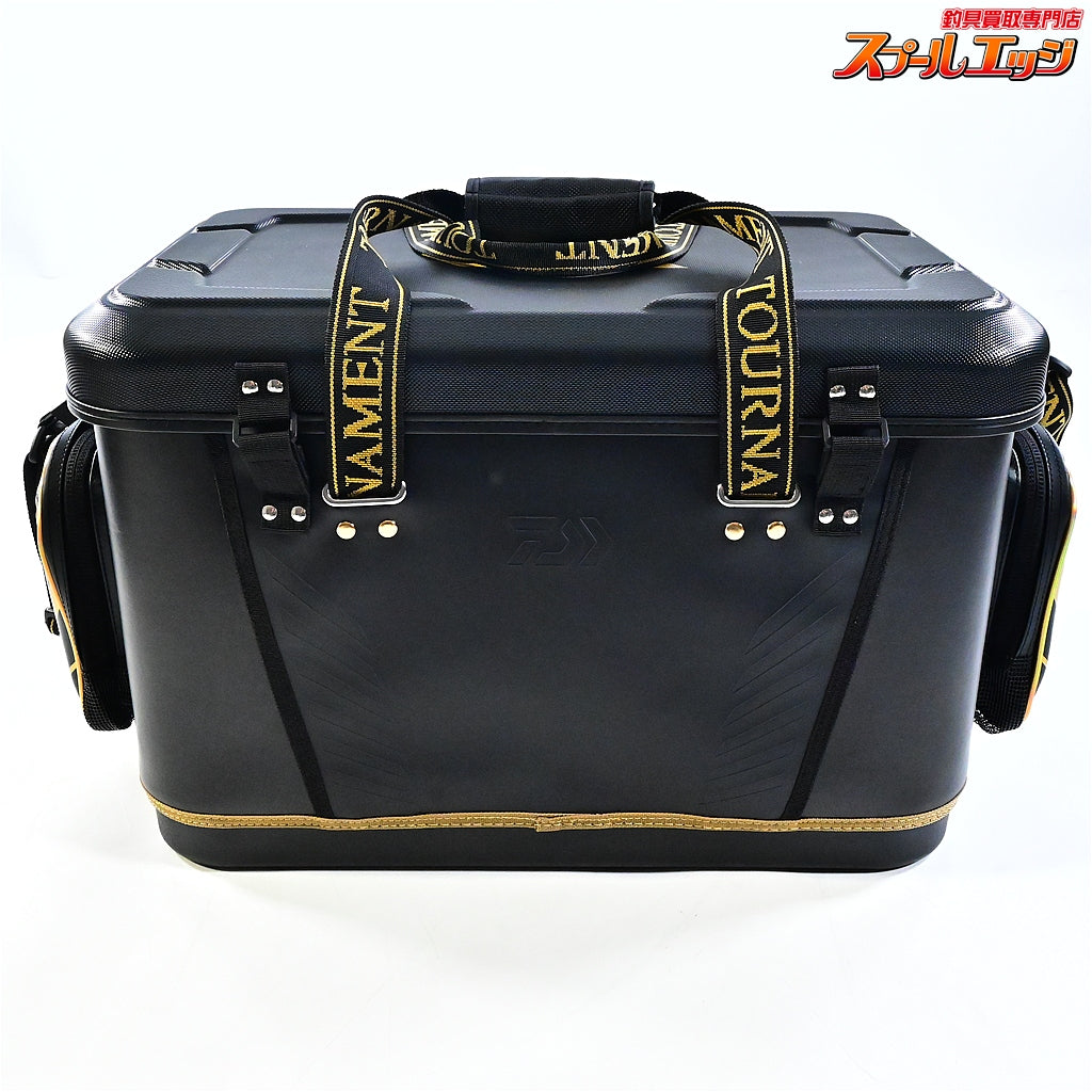 【ダイワ】 トーナメント クールバッグ 38D ゴールドブラック 約35x52x34cm DAIWA TOURNAMENT COOL-BAG K_160