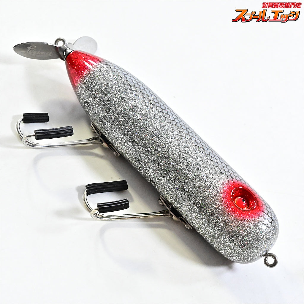 【ライフベイト】 ロングトーピード ロットンオリカラ レッドスパークルラメ LIFEBAIT Rotton K_060
