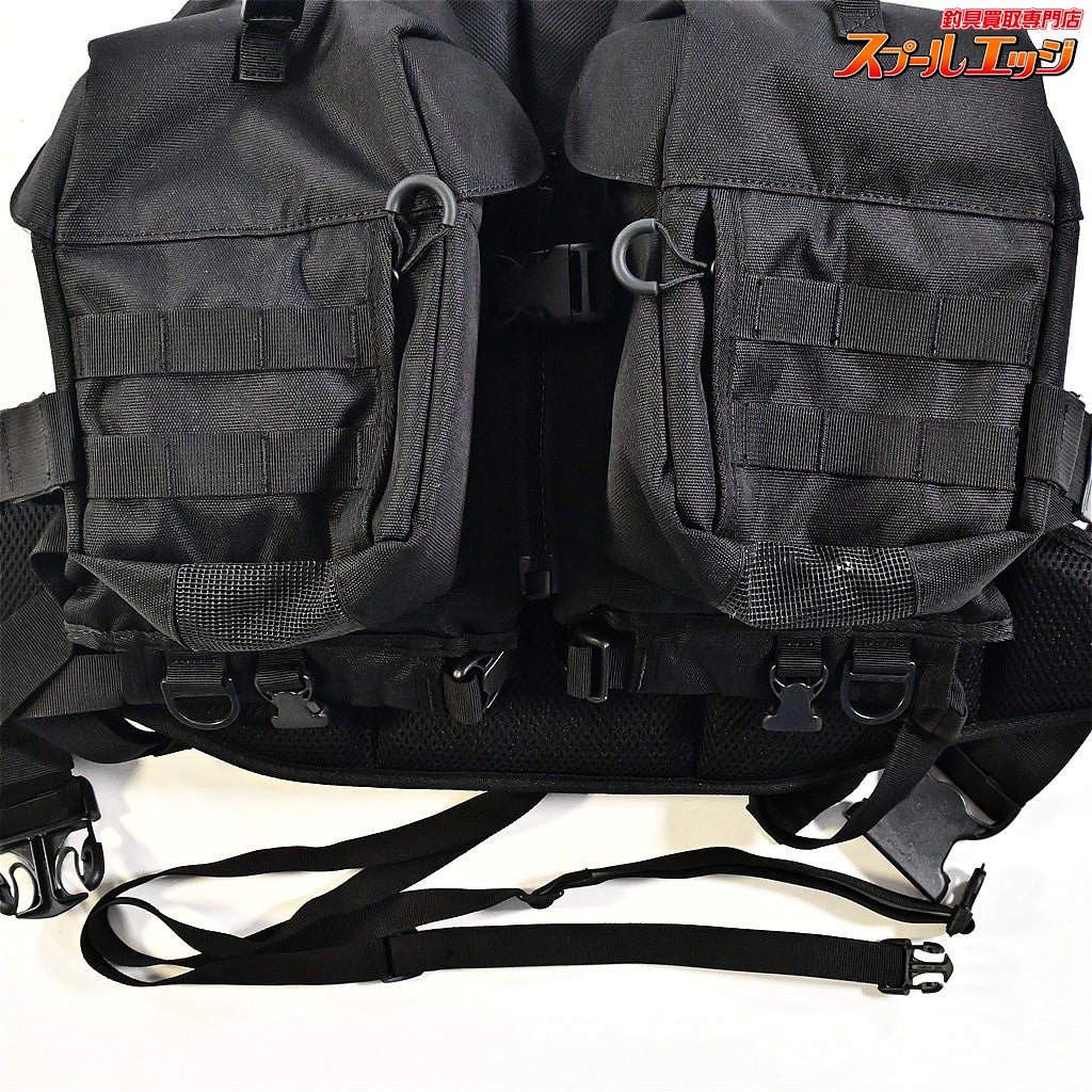 【ジャッカル】 バーサタイルゲームベスト ブラック JACKALL VERSATILE GAME VEST K_060