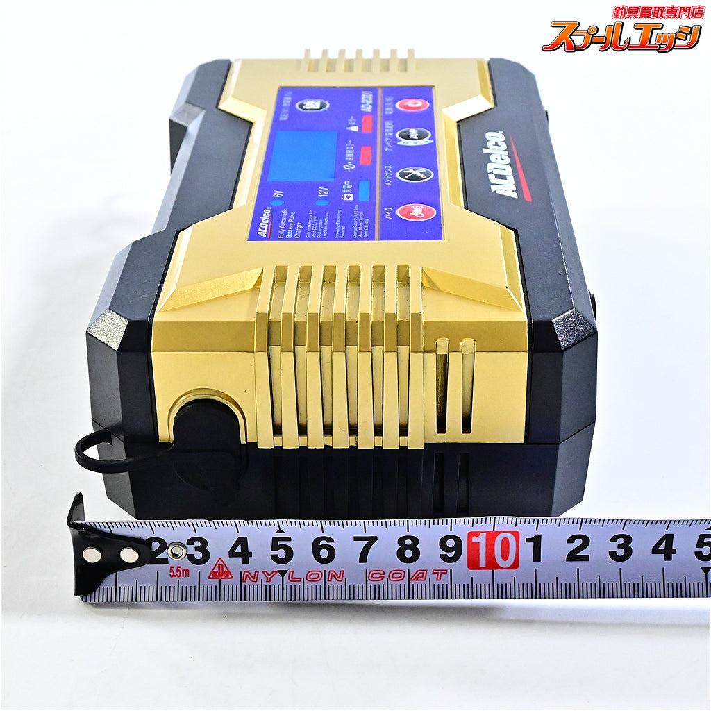 【ACデルコ】 パルス&マイコン制御 全自動バッテリーチャージャー AD-2001 DC12V/6A 充電器 AC-DELCO K_060
