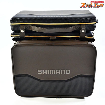 【シマノ】 へらバッグXT BA-012Q 40L&へらクッションXT ZB-012Q ブラックブラウン SHIMANO HERA-BAG K_159