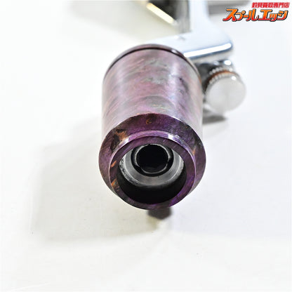 【ブライトリバー】 チャッカーグリップ ポリッシュシルバー イーナンバープロダクツ ヘッドキャップ/フィッシュテールグリップ スタビライズドウッド&津波ルアーズリールストッパースクリュー装着 BRIGHTLIVER CHUCKER E-No.products K_060