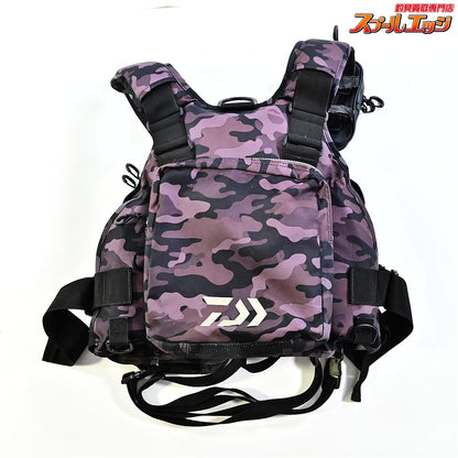 【ダイワ】 フロートゲームベスト DF-6206 ブラックカモ 股紐付 フローティングベスト DAIWA K_100