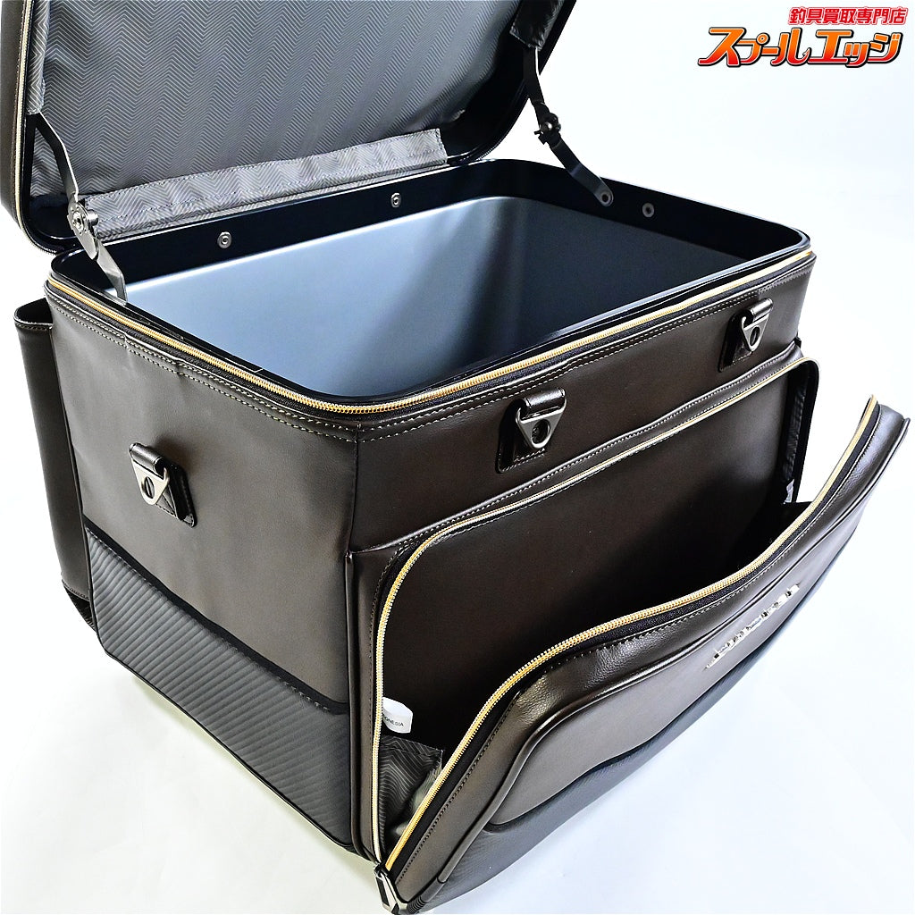 【シマノ】 へらバッグXT BA-012Q 40L&へらクッションXT ZB-012Q ブラックブラウン SHIMANO HERA-BAG K_159