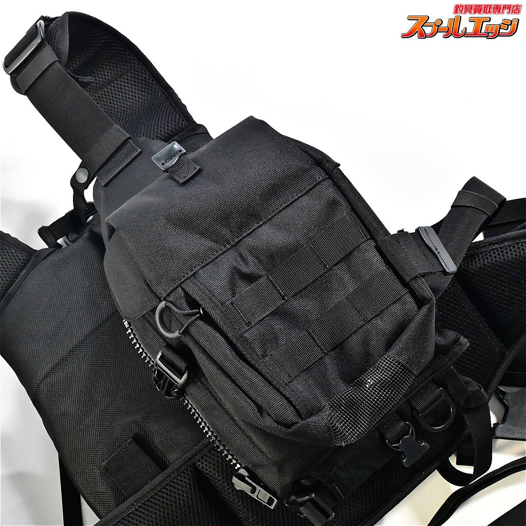 【ジャッカル】 バーサタイルゲームベスト ブラック JACKALL VERSATILE GAME VEST K_060
