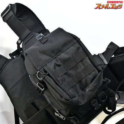 【ジャッカル】 バーサタイルゲームベスト ブラック JACKALL VERSATILE GAME VEST K_060
