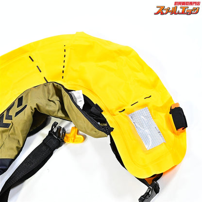 【ダイワ】 インフレータブルライフジャケット ウエストタイプ手動・自動膨脹式 DF-2709 モスグリーン 桜マーク有 2021年12月分製造 DAIWA K_100