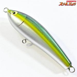 【ウッドリーム】 アキヤ 140F オリーブバックイエローライン OBYL Woodream Akiya 海水用ルアー K_060
