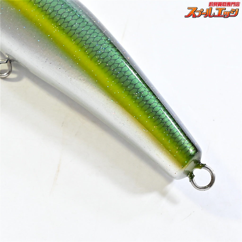 【ウッドリーム】 アキヤ 140F オリーブバックイエローライン OBYL Woodream Akiya 海水用ルアー K_060