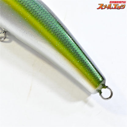 【ウッドリーム】 アキヤ 140F オリーブバックイエローライン OBYL Woodream Akiya 海水用ルアー K_060