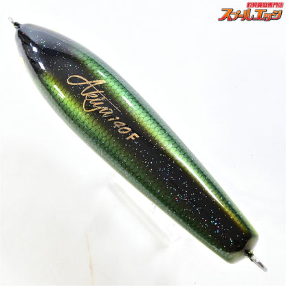 【ウッドリーム】 アキヤ 140F オリーブバックイエローライン OBYL Woodream Akiya 海水用ルアー K_060