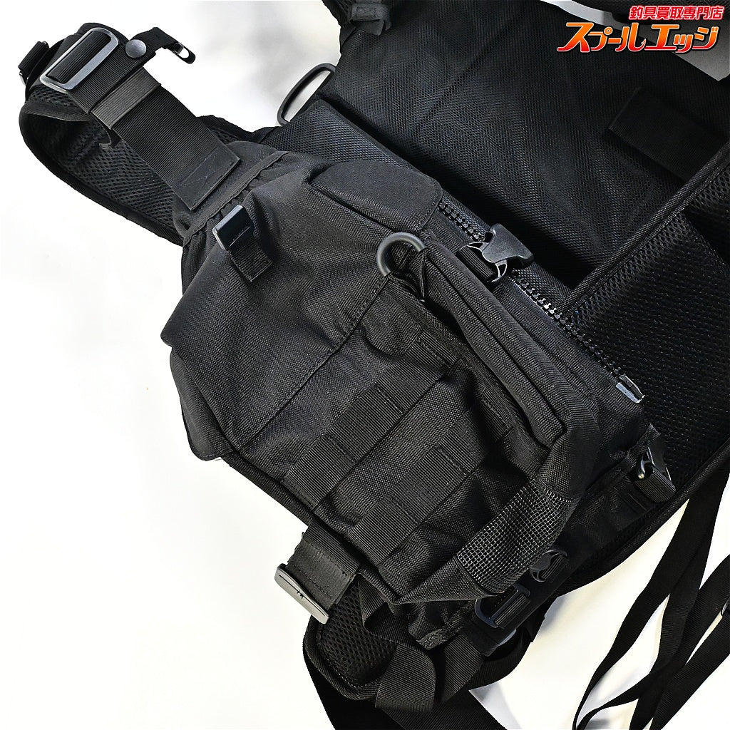 【ジャッカル】 バーサタイルゲームベスト ブラック JACKALL VERSATILE GAME VEST K_060