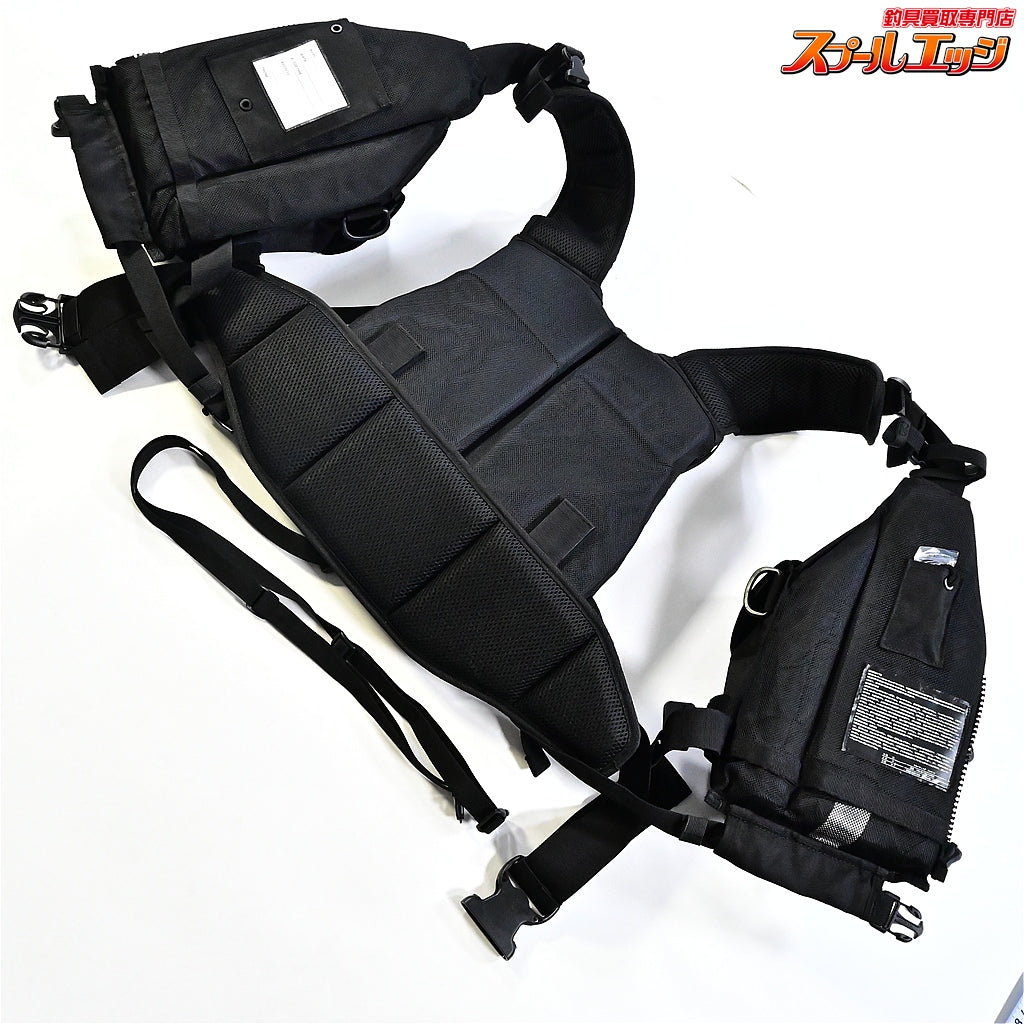 【ジャッカル】 バーサタイルゲームベスト ブラック JACKALL VERSATILE GAME VEST K_060