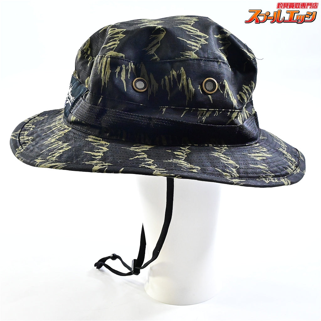 【DRT】 アングラーズキャンプ コットンブーニーハット サイズフリー ナイロンハード30LB600m付 DRT ANGLERS CAMP BOONIE HAT K_100
