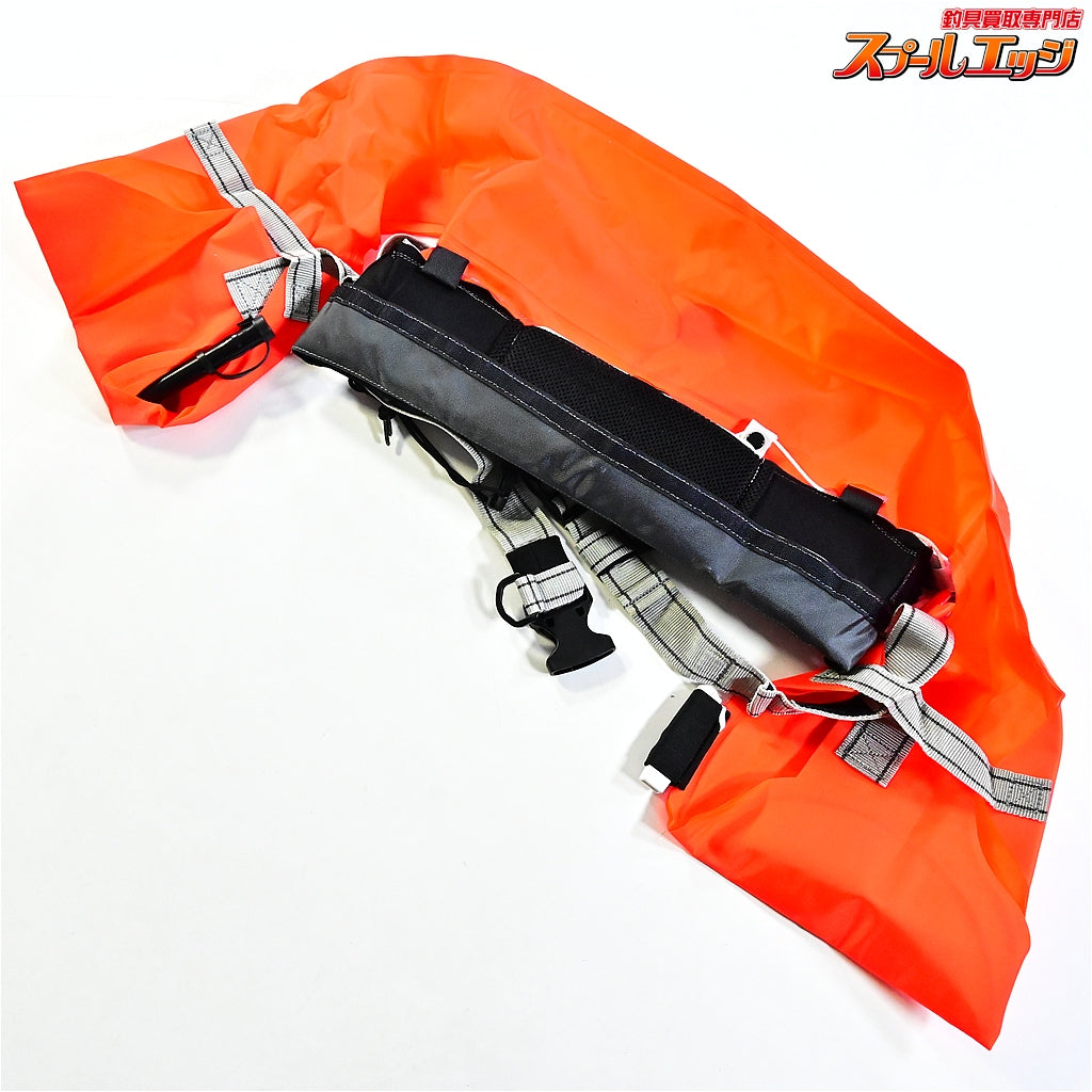 【シマノ】 ラフトエアジャケット VF-052K サイズフリー 桜マーク有 平成30年3月製造分 ウエストタイプ 膨張式救命具 ライフジャケット SHIMANO K_060