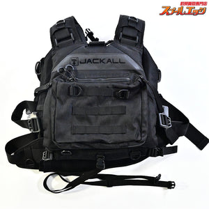 【ジャッカル】 バーサタイルゲームベスト ブラック JACKALL VERSATILE GAME VEST K_060