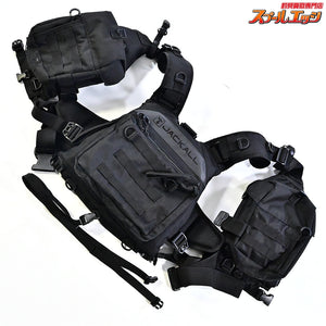 【ジャッカル】 バーサタイルゲームベスト ブラック JACKALL VERSATILE GAME VEST K_060