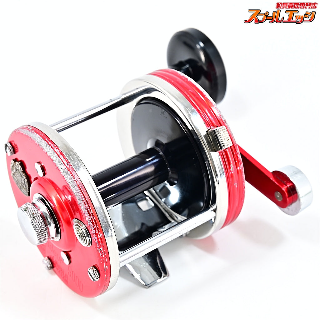 【アブ】 アンバサダー 9000 オートマチック2スピード レッド FN.117002 波リム ビックA ABU Ambassadeur