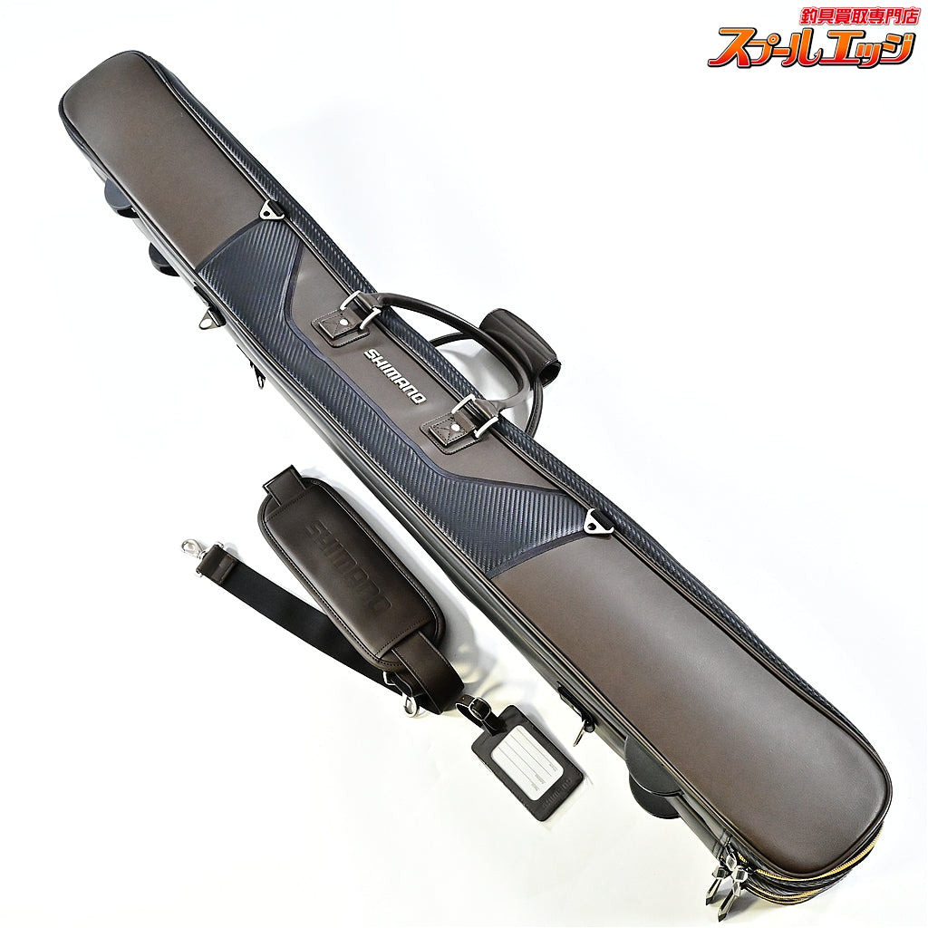 【シマノ】 へらロッドケースXT RC-012Q 3層 ブラックブラウン SHIMANO ROD-CASE HERA K_170