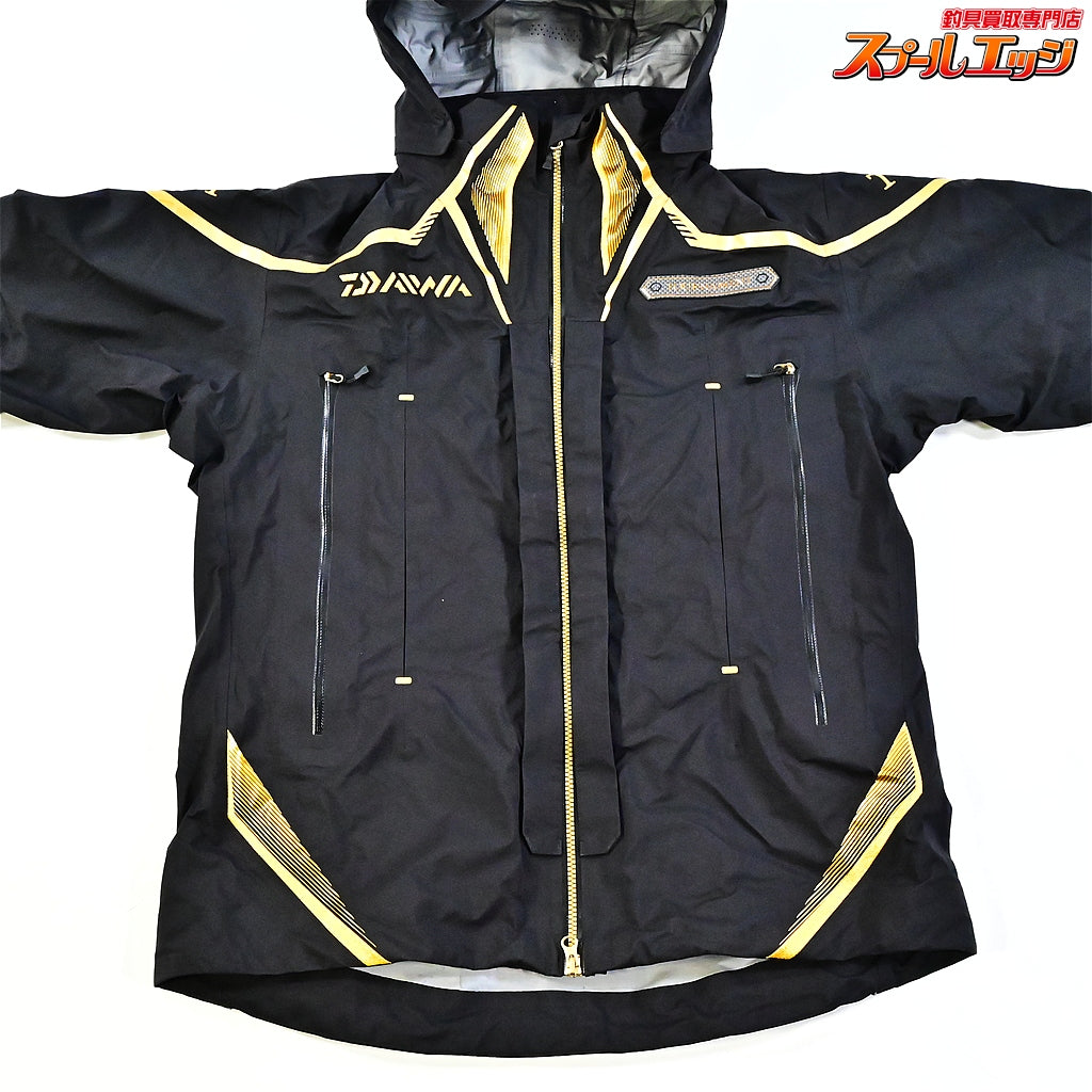 【ダイワ】 ゴアテックス トーナメント プロダクト レインスーツ DR-1007T 上下セット サイズXL カラーブラック DAIWA TOUNAMENT GORE-TEX K_100