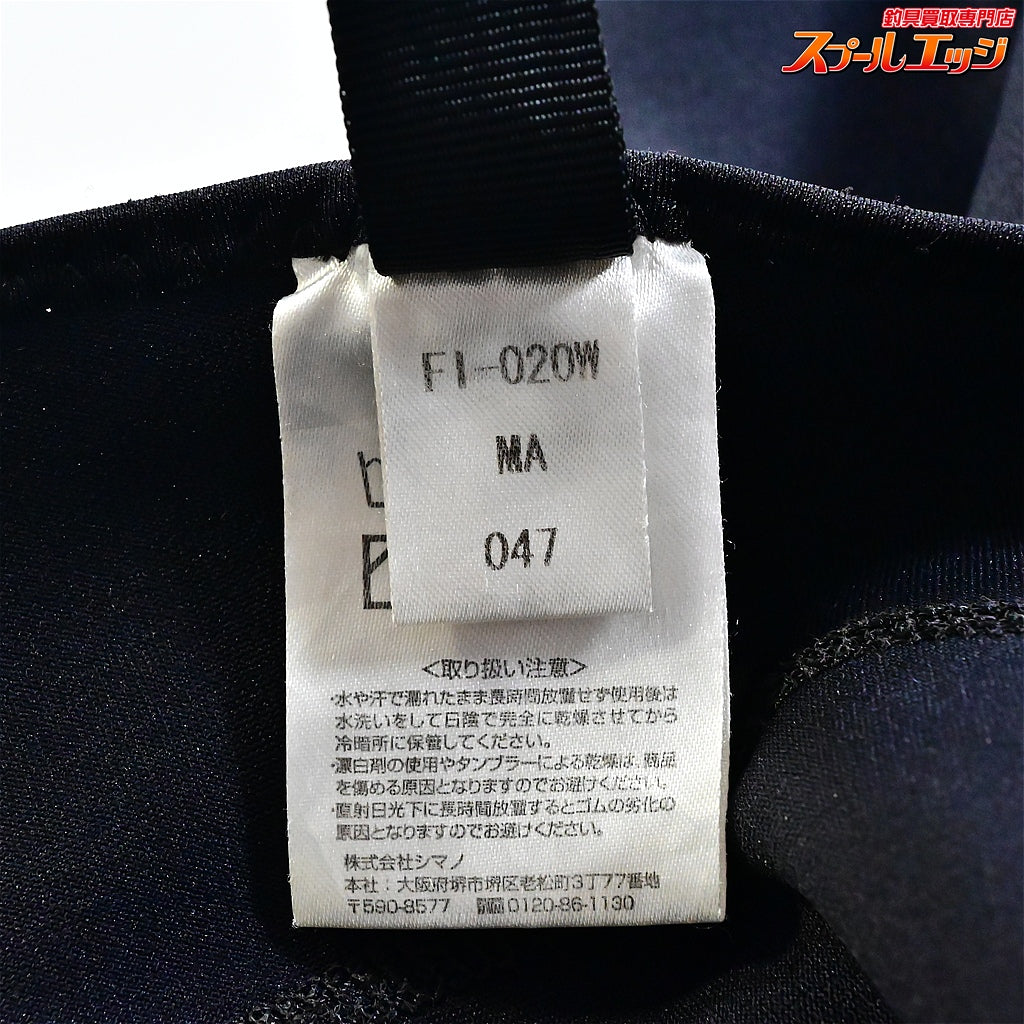 【シマノ】 スタンダードタイツ FI-020W 1.0mm厚 ブラック サイズMA SHIMANO K_060