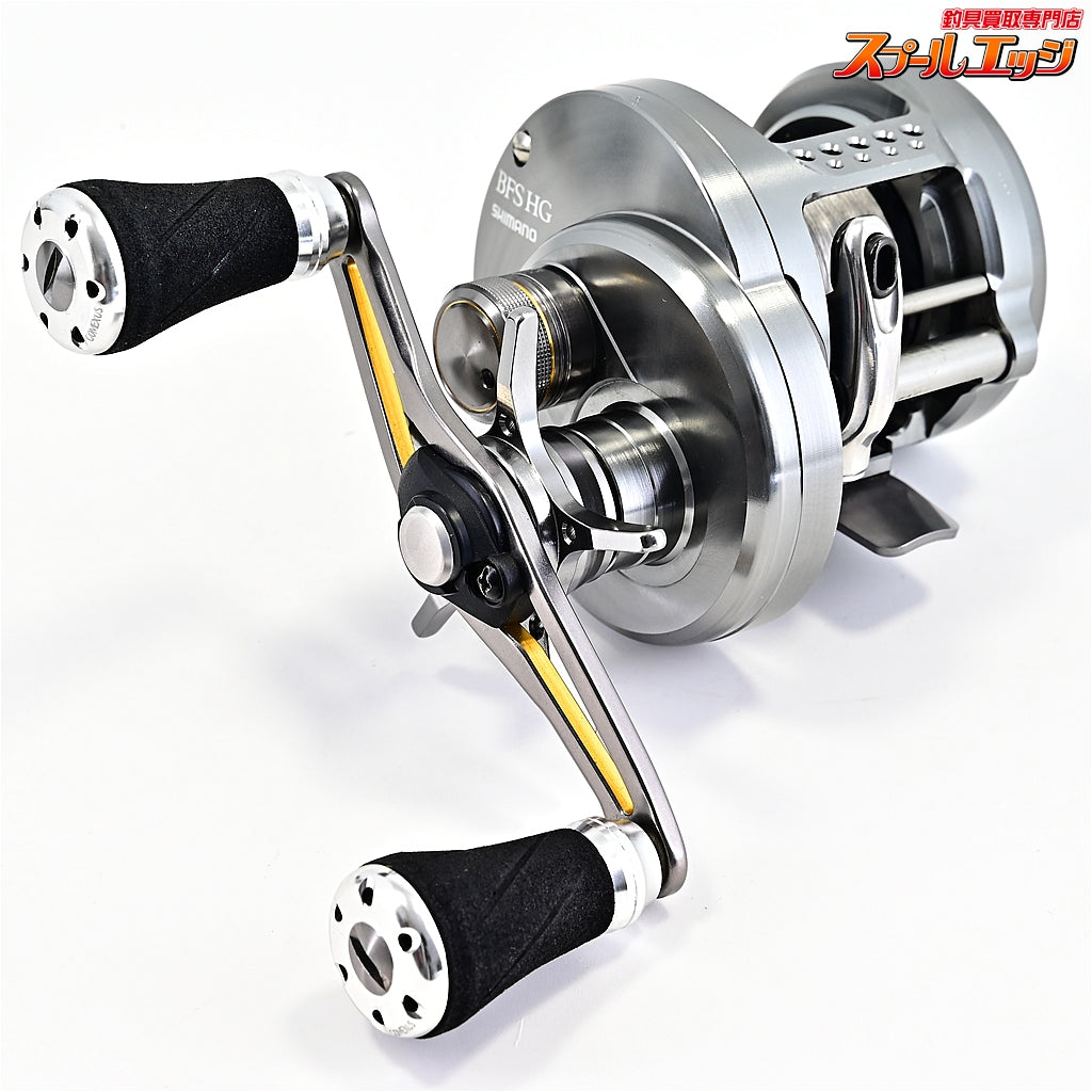 【シマノ】 23カルカッタコンクエスト BFS HG ゴメクサスカスタムハンドルノブ装着 SHIMANO CALCUTTA CONQUEST