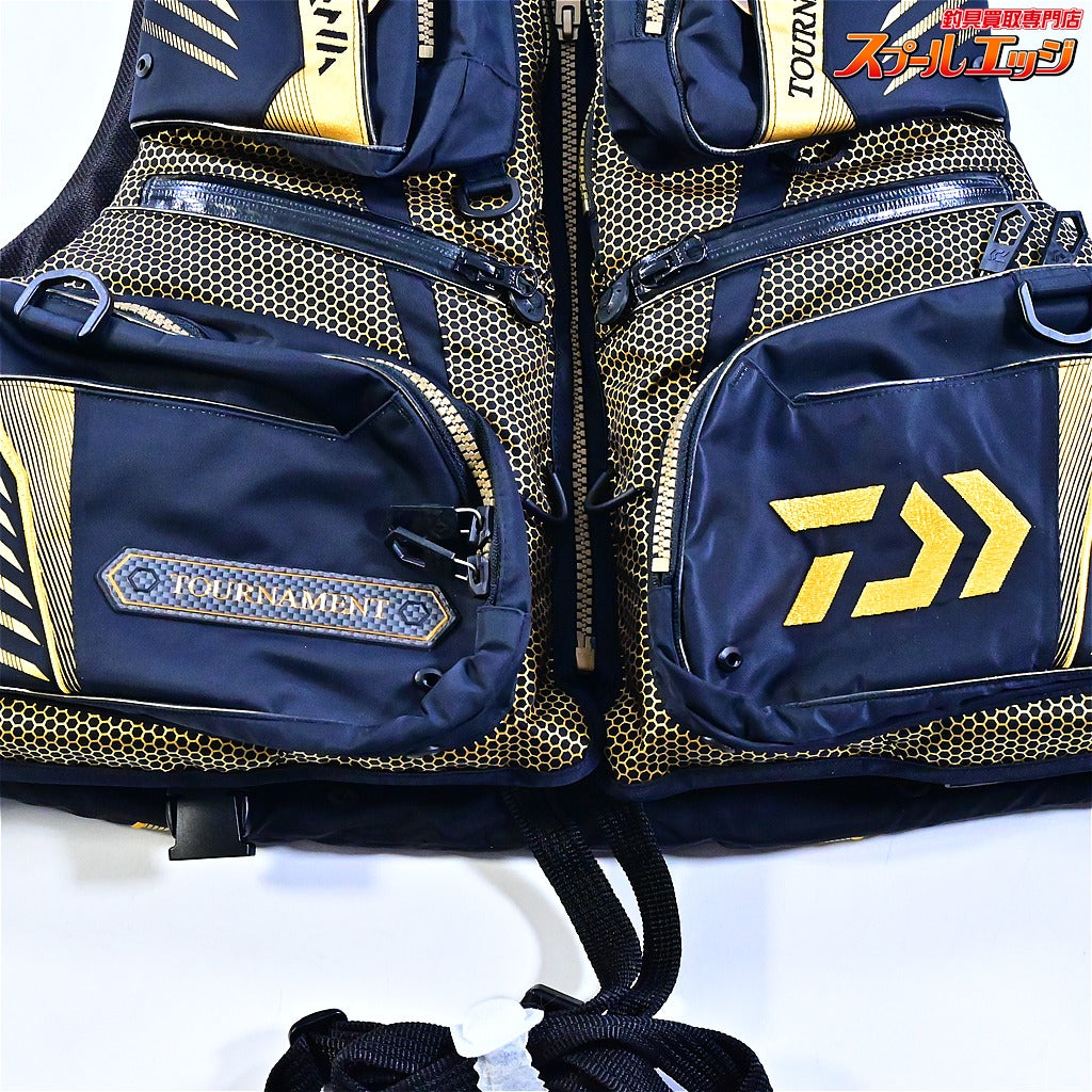 【ダイワ】 トーナメント バリアテック サイバーフロート DF-3007T フローティングベスト サイズXL カラートーナメントブラック DAIWA TOUNAMENT K_100