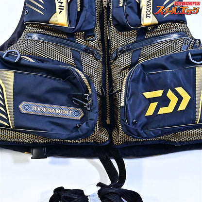 【ダイワ】 トーナメント バリアテック サイバーフロート DF-3007T フローティングベスト サイズXL カラートーナメントブラック DAIWA TOUNAMENT K_100