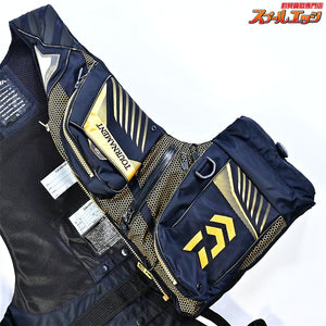 【ダイワ】 トーナメント バリアテック サイバーフロート DF-3007T フローティングベスト サイズXL カラートーナメントブラック DAIWA TOUNAMENT K_100