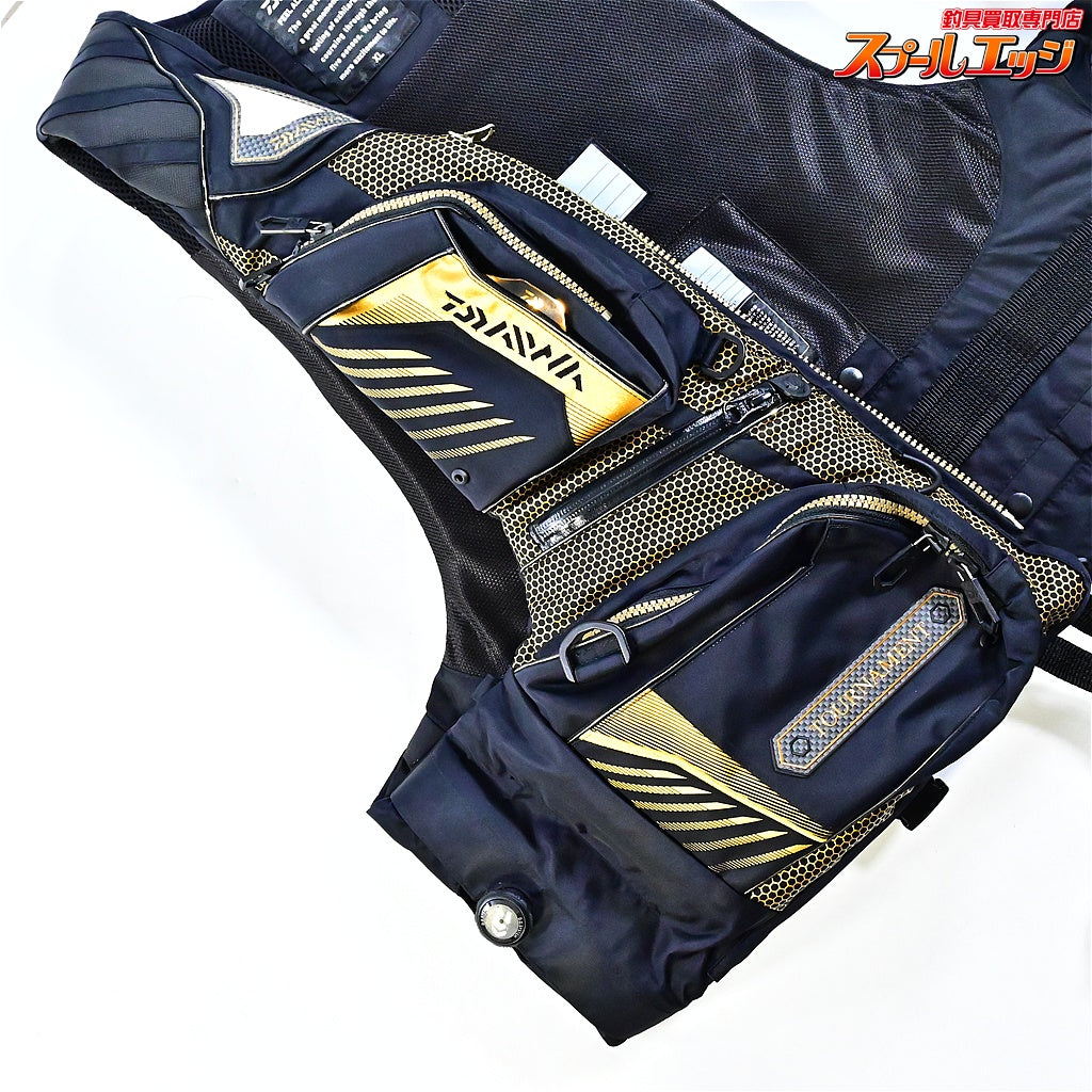 【ダイワ】 トーナメント バリアテック サイバーフロート DF-3007T フローティングベスト サイズXL カラートーナメントブラック DAIWA TOUNAMENT K_100