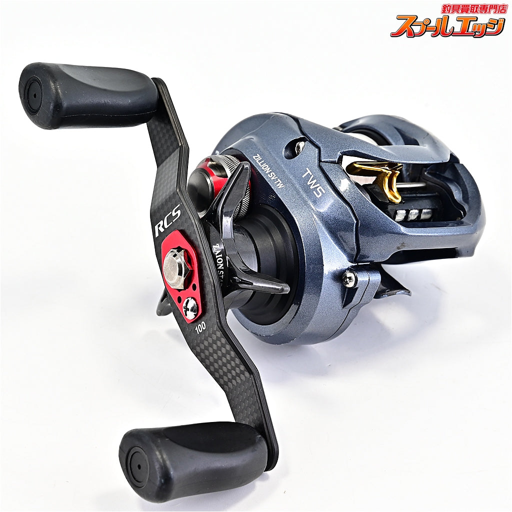 【ダイワ】 16ジリオン SV TW 1016SV-SH RCS100mmカスタムカーボンハンドル&SLPWメカニカルブレーキノブレッド装着 DAIWA ZILLION