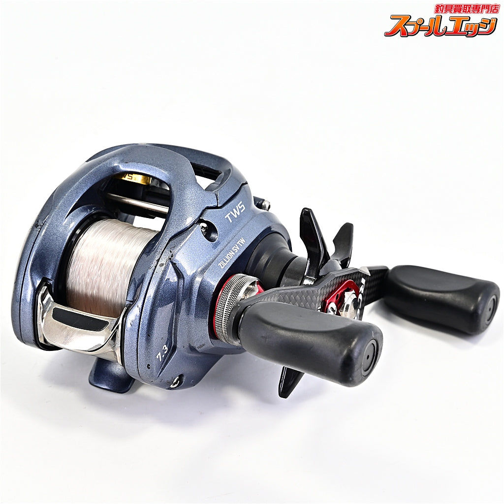 【ダイワ】 16ジリオン SV TW 1016SV-SH RCS100mmカスタムカーボンハンドル&SLPWメカニカルブレーキノブレッド装着 DAIWA ZILLION